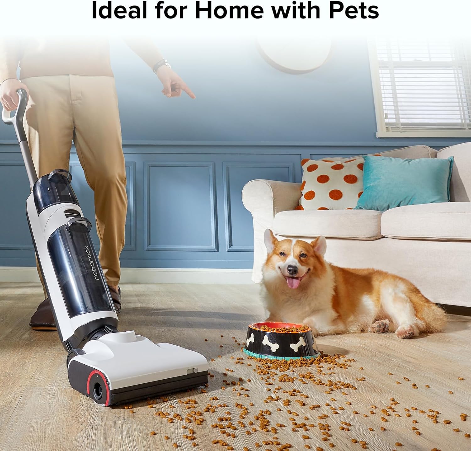 roborock Soft Roller Brush for Dyad Air Cordless Wet Dry Vacuum Cleaner, Mop Vacuum Replacement Part Accessory Kit