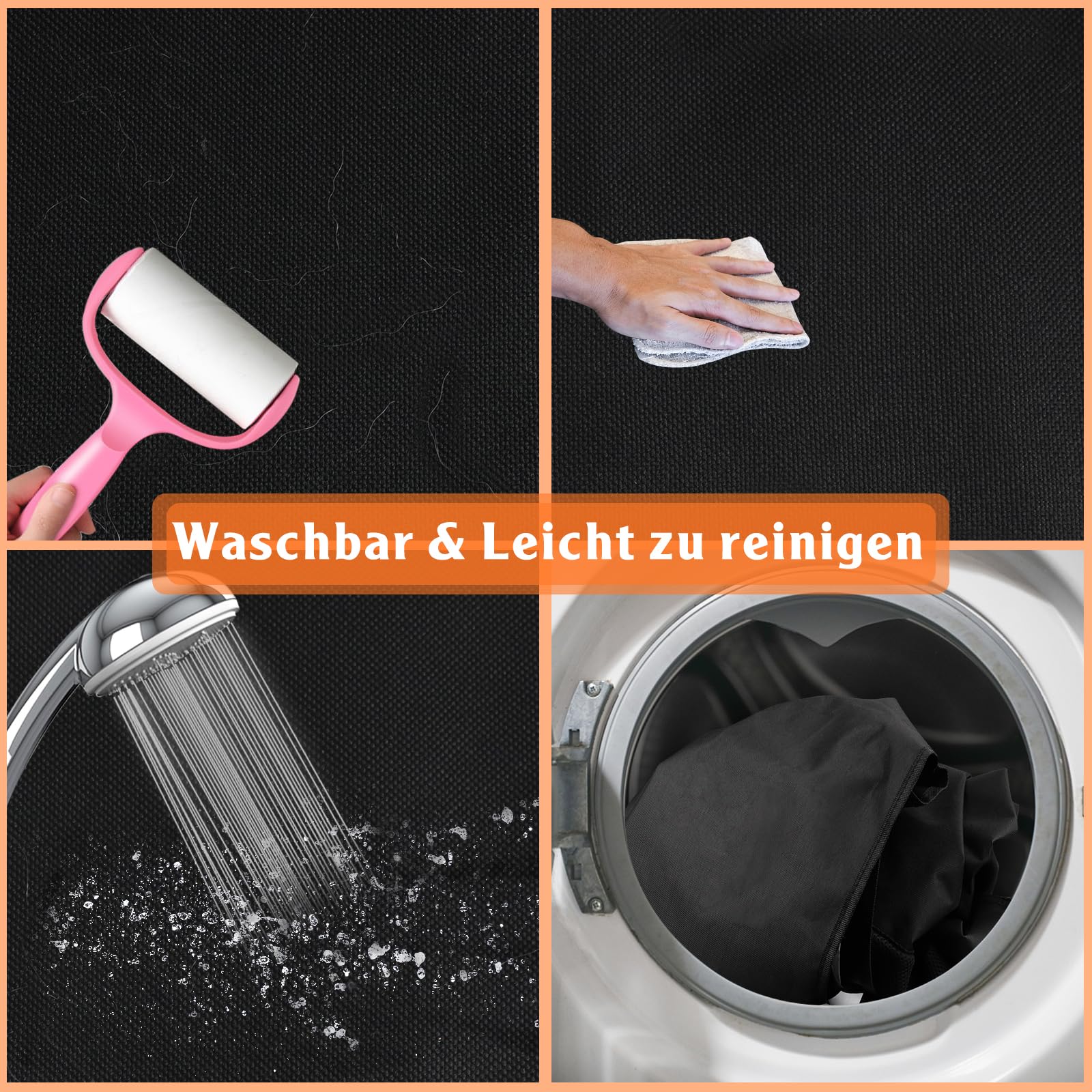 Alfheim Universeller Kofferraumschutz für Hunde Premium Kofferraumschutzmatte, Wasserdicht & Kratzfest, Passend für Limousinen und Klein Mittelklasse SUVs