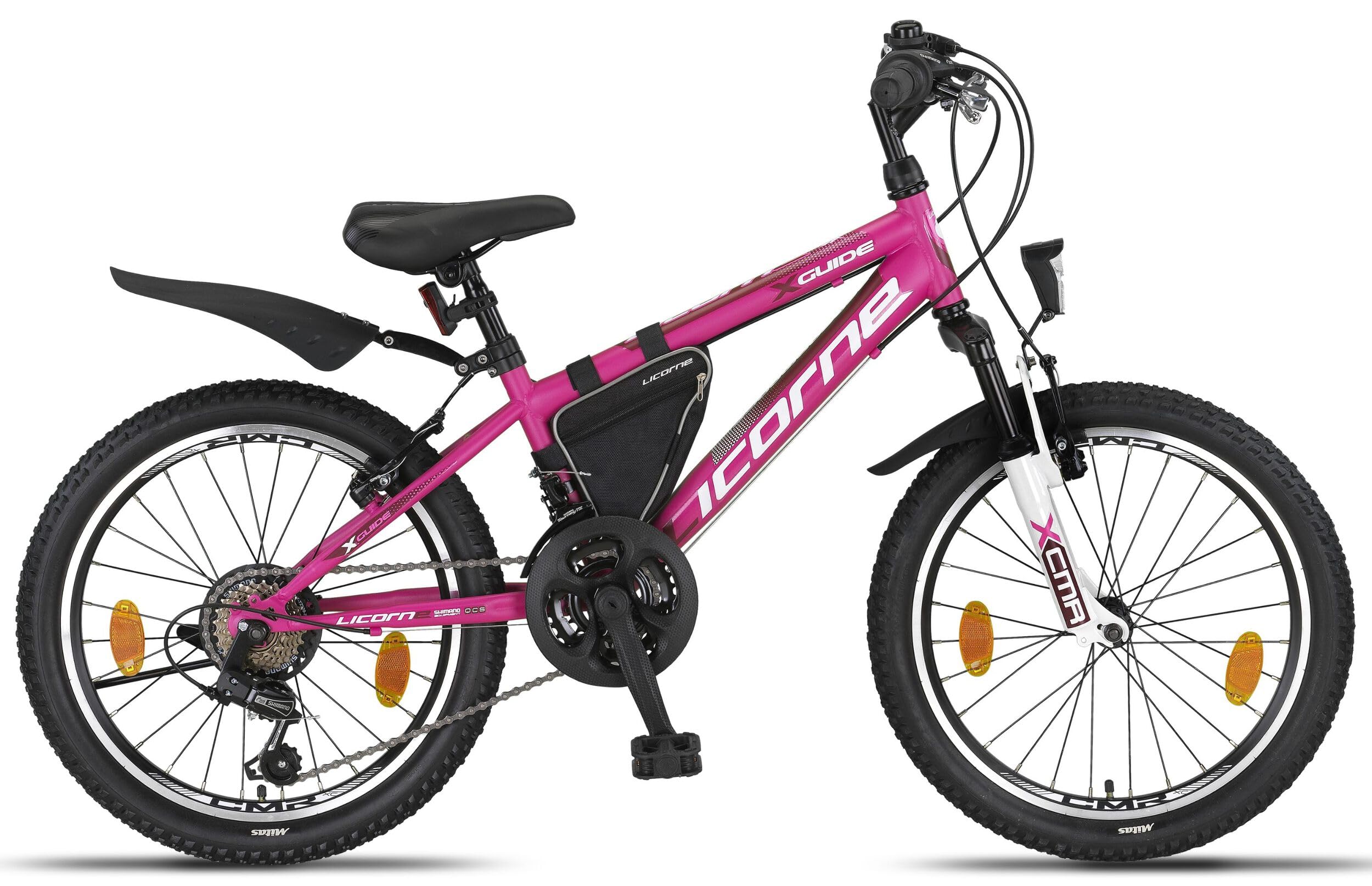 Licorne Bike Guide Premium Mountain Bike en bicicleta de 20, 24, 26, 27,5 y 29 pulgadas para niñas, niños, hombres y mujeres
