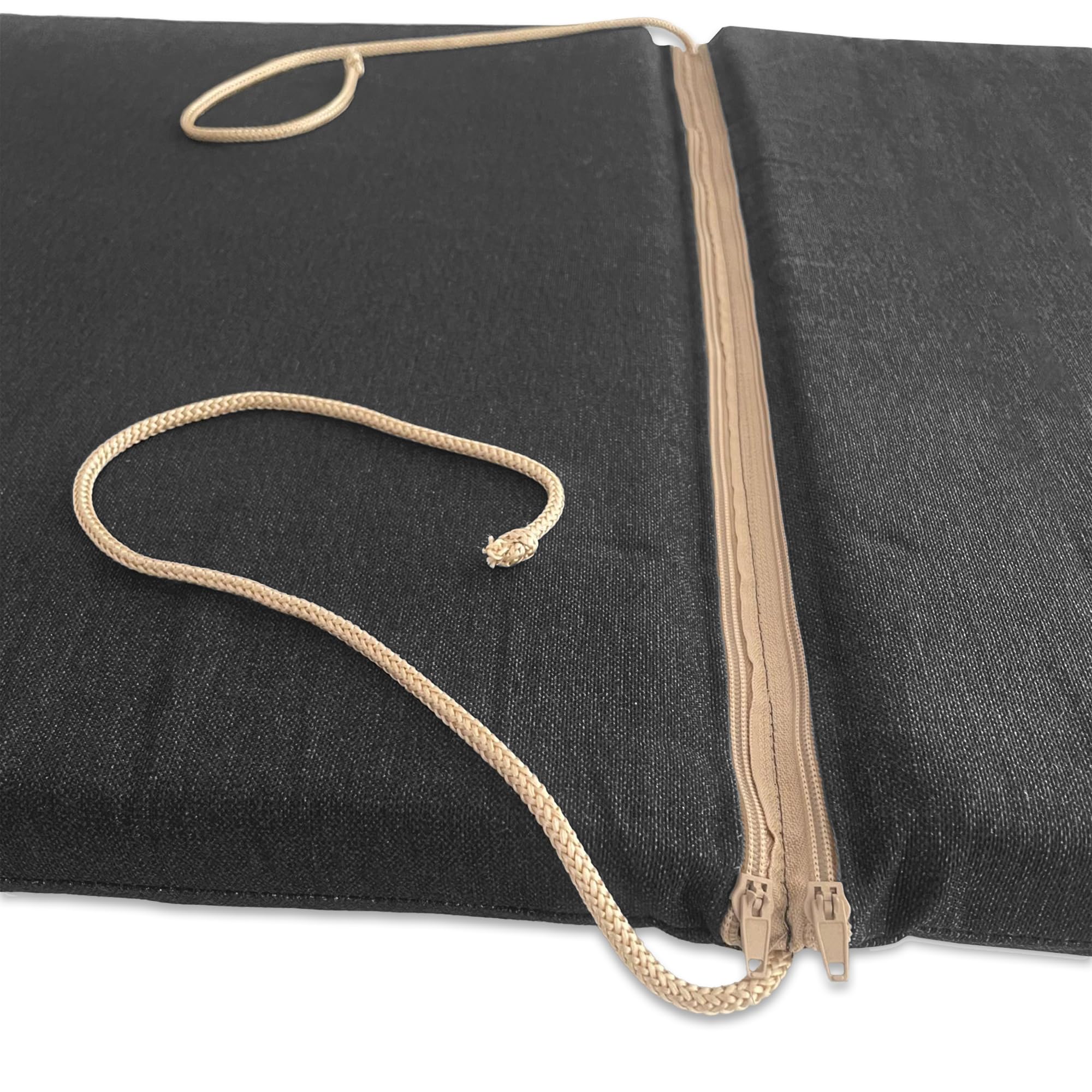 Coussin pour chaise longue, couleur unie loneta 190 x 60 x 4,5 cm, matelas de bain fabriqué en Italie (anthracite)