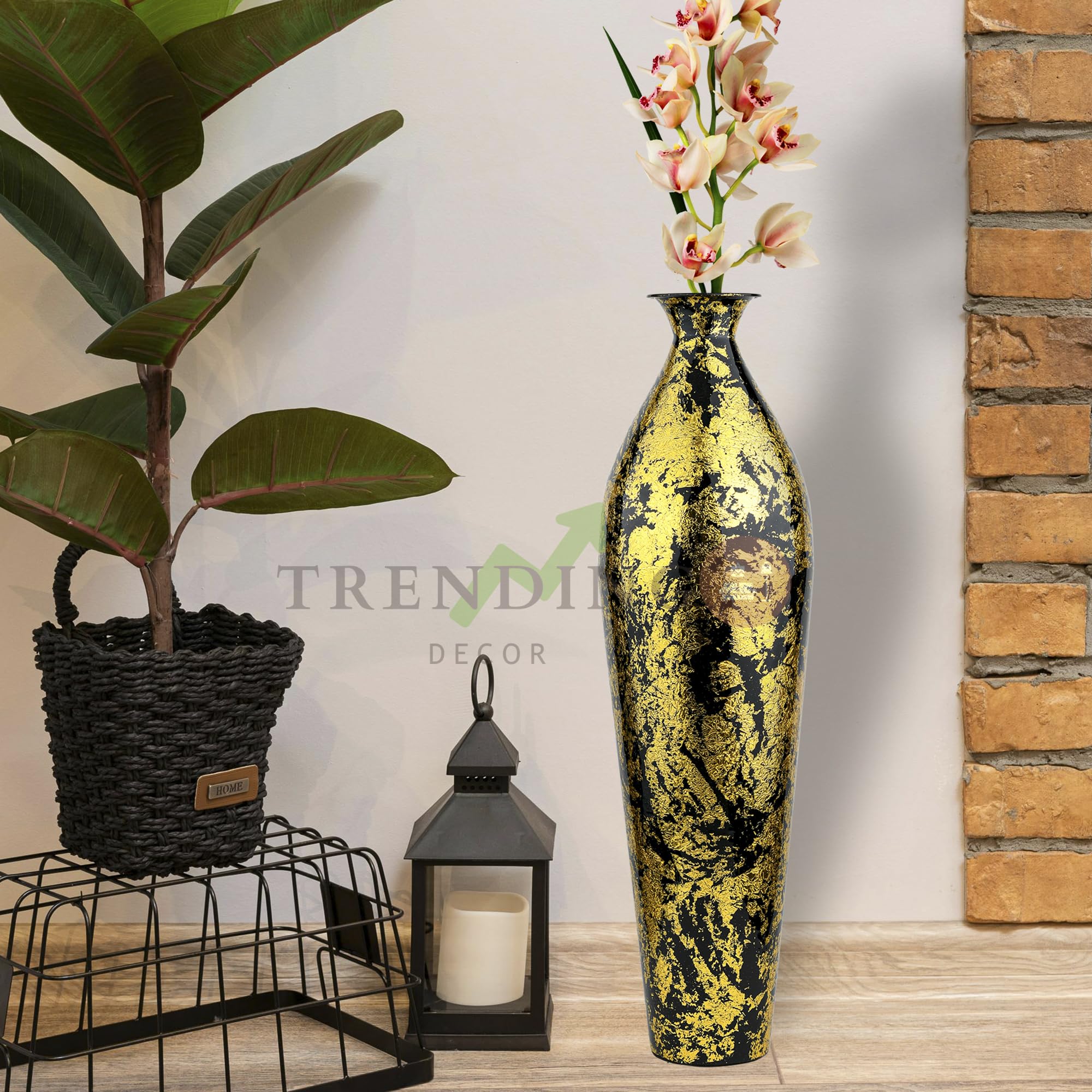 Metal Flower Vase - 24 Inch Home Decor -15