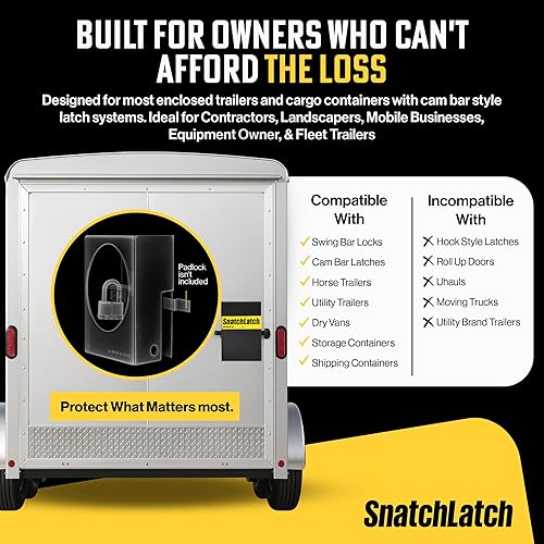 Miniatura 3 de Caja Protectora de Cerradura de Servicio Pesado para Contenedores de Almacenamiento y Cajas Conex, Acero con Recubrimiento en Polvo de ⅛ Pulgadas de