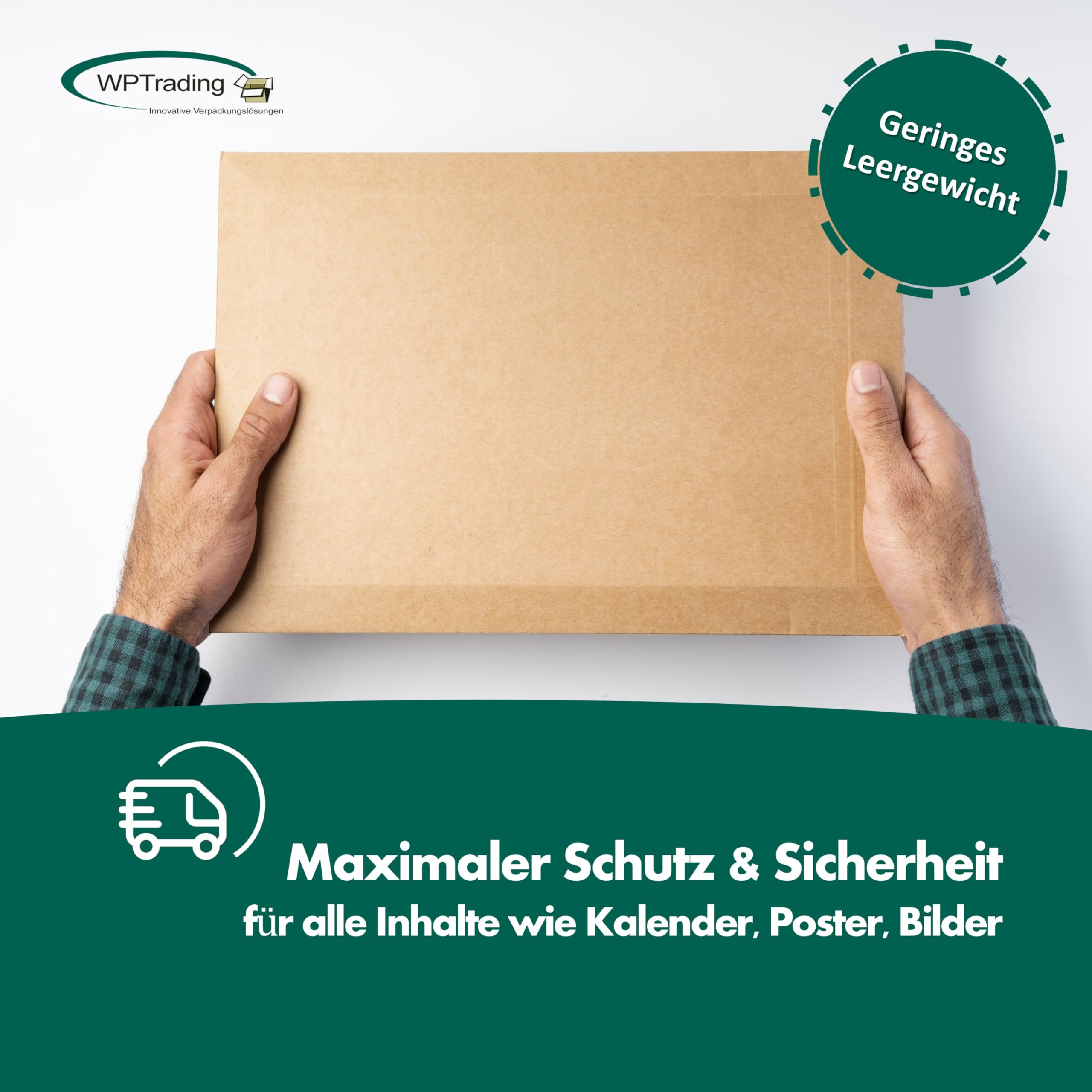 25 Stück Wellpappe Kalenderverpackung DIN A2 665 x 490 mm (SW990) selbstklebend Braun - Pappe Versandtaschen aus Karton für Kalender & Bilder - Warensendung Versand Verpackung reißfest