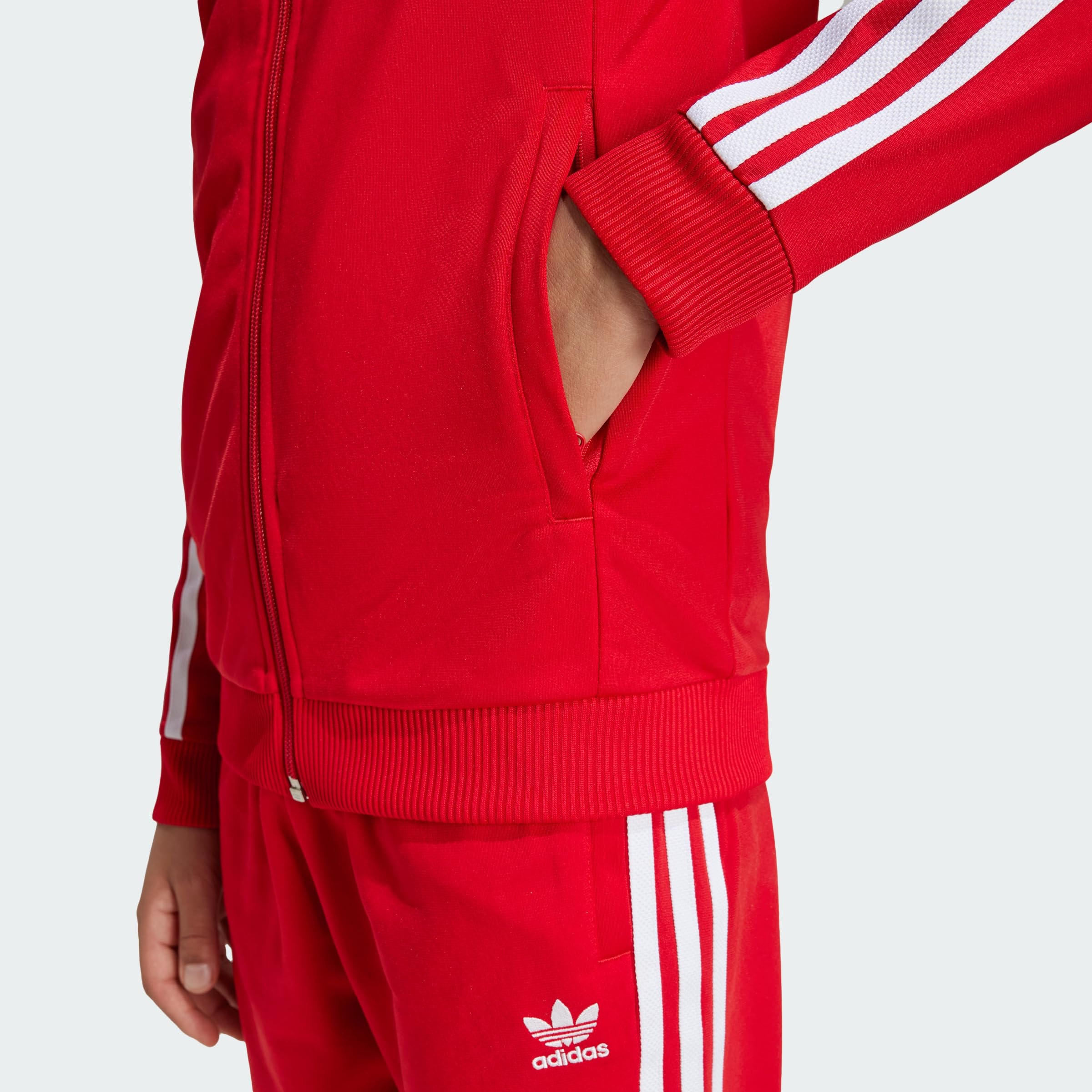 Sudadera Niño/a adidas Track Roja