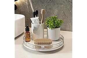 Premium HGF 10" Rotating Bathroom Vanity Tray