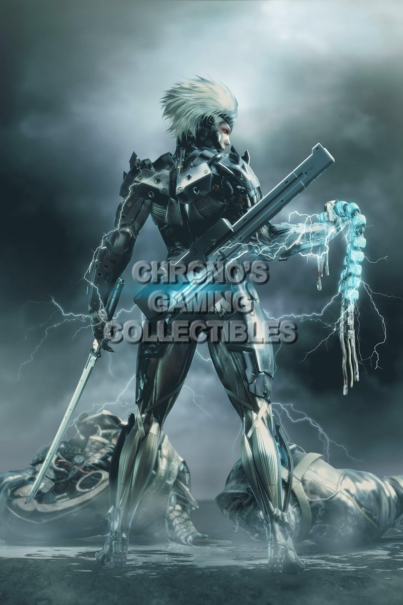 Metal Gear Rising CGC Huge Poster Glossy Finish Revengeance PS3 Xbox 360 - MGR008 (24" x 36" (61cm x 91.5cm))