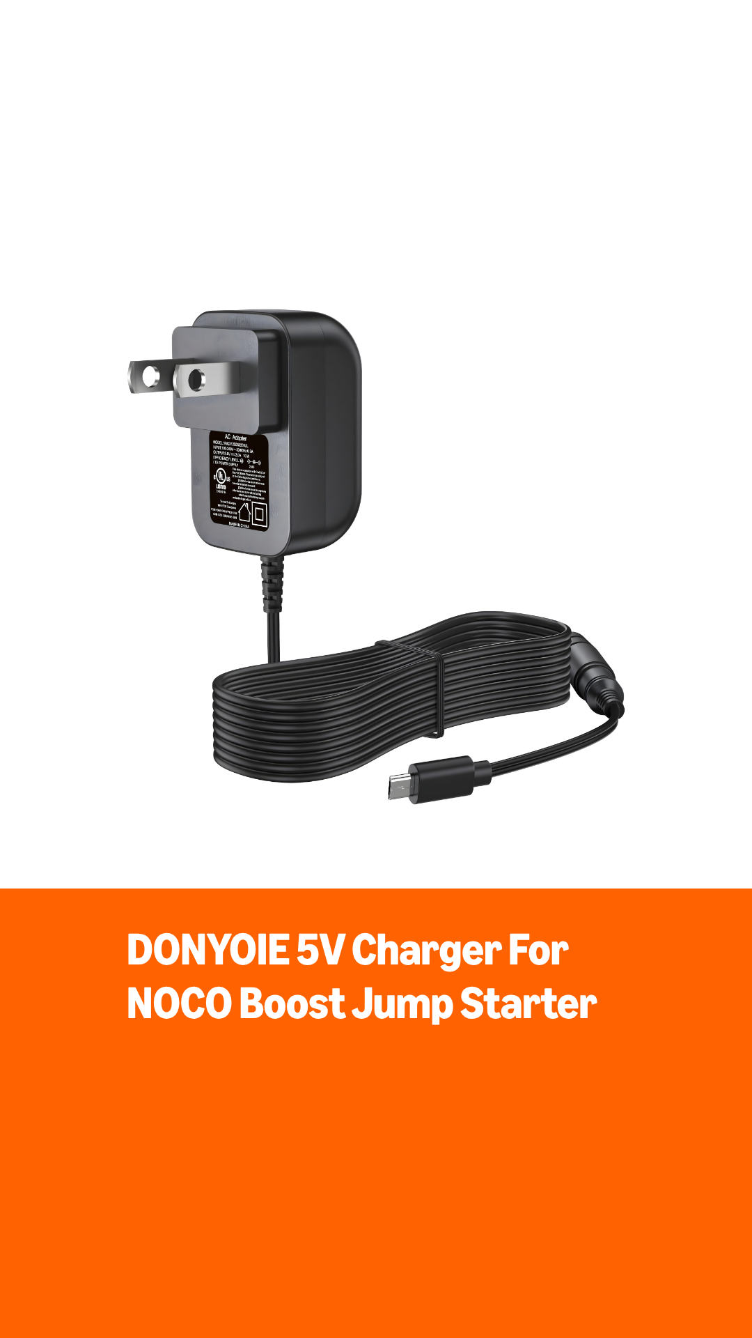 Amazon.com: 5V Charger for NOCO GB70 GB40 GB30 GB20 Battery Jump