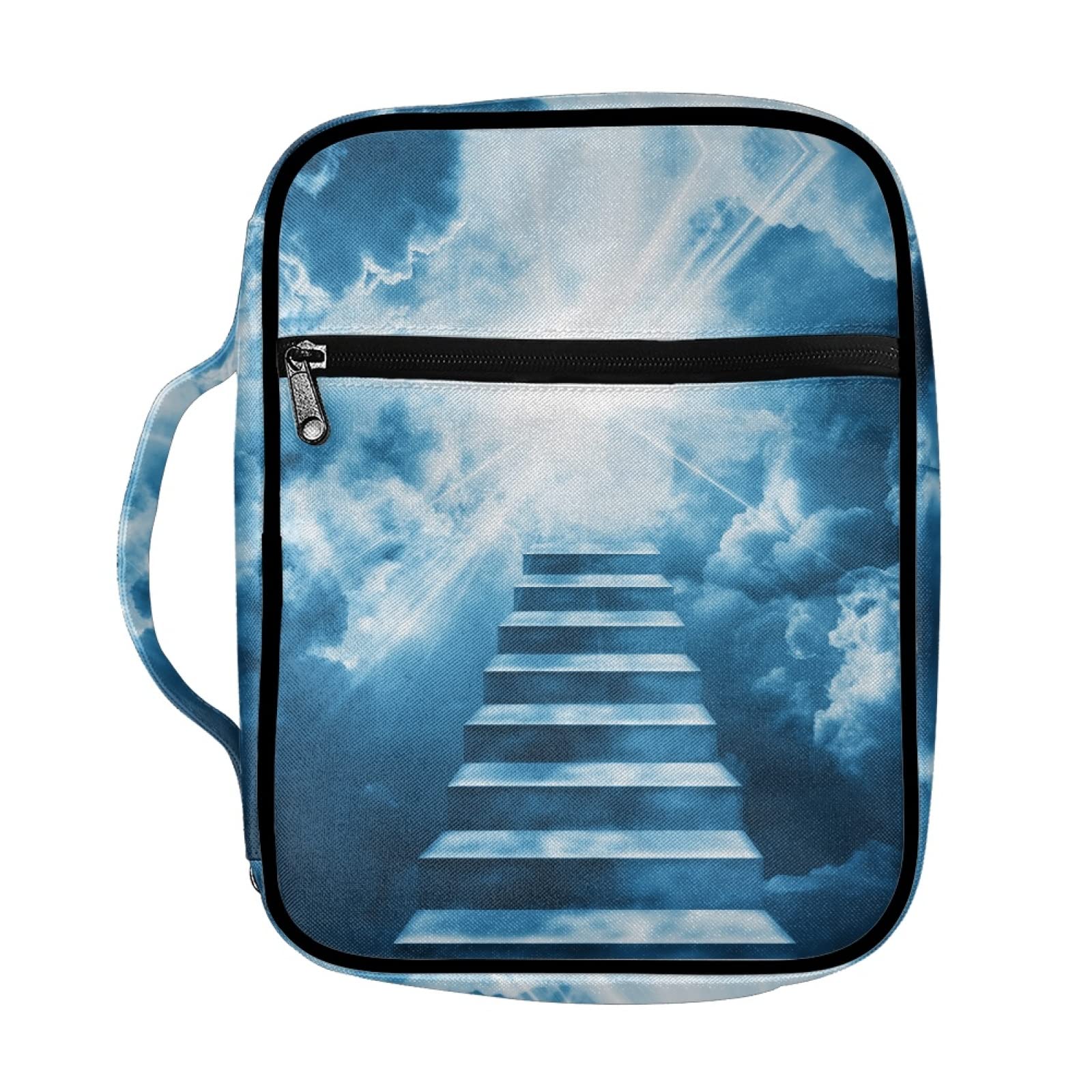 Dajingkj Funda de Biblia con cremallera para hombres y mujeres, grande, para libro de la Biblia, libro de la iglesia, bolsas con asa, Jefe del éxito, One size