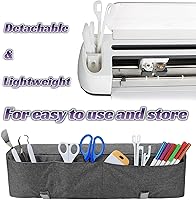 Vista 4 de Bandeja de extensión más larga compatible con Cricut Maker 3 y Maker, extensor de bandeja de 16 pulgadas, accesorios y suministros para soporte