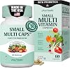 Maxi Health Multivitamin Easy to Swallow Multi Vitamin Capsules with 30 Nutrients, Iron & Probiotics Kosher Daily Multivitamins Small Capsules for Wellness Support & Digestive Ease (60 Units)