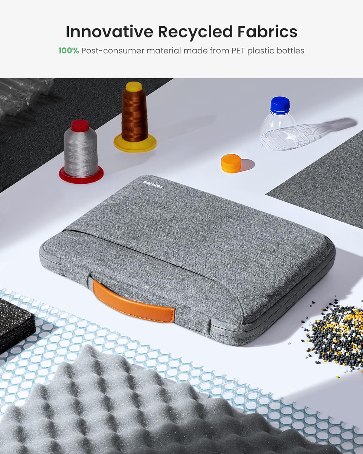 tomtoc 360 Protective Laptop Carrying Case for 13-inch MacBook Air M4/A3240 2025, M3/A3113, M2/A2681, M1/A2337, MacBook Pro M2/A2686, Water-Resistant Laptop Bag for 13" iPad Pro M4/iPad Air M3 M2 - Image 6