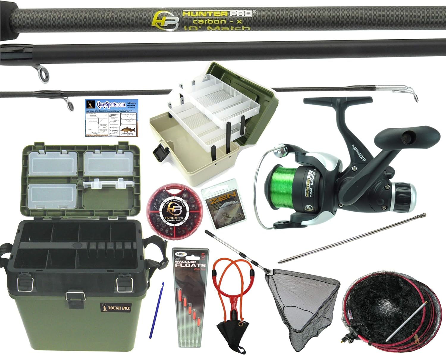 STARTER FISHING SET KIT + ALL THE TACKLE YOU NEED TO GO FISHING