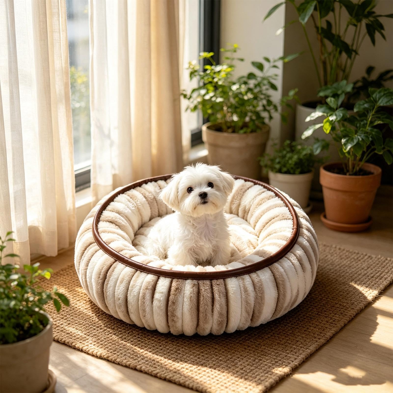 Katzenbett Maschinenwaschbares rutschfestes Kätzchenwinternest