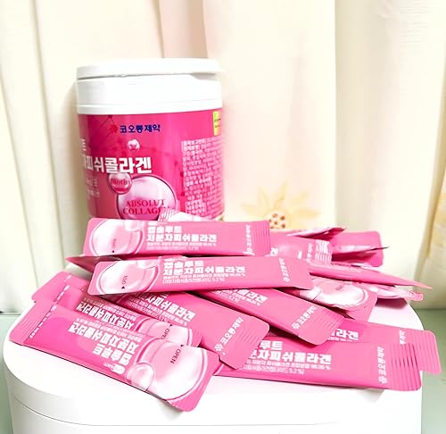 Miniatura 6 de Absolute Vitamin Anti-Aging Biotin Low Molecular Fish Collagen Mixed Powder 2.12 oz (0.07 oz X 30 Sticks) 240 Kcal. Fabricado en Corea