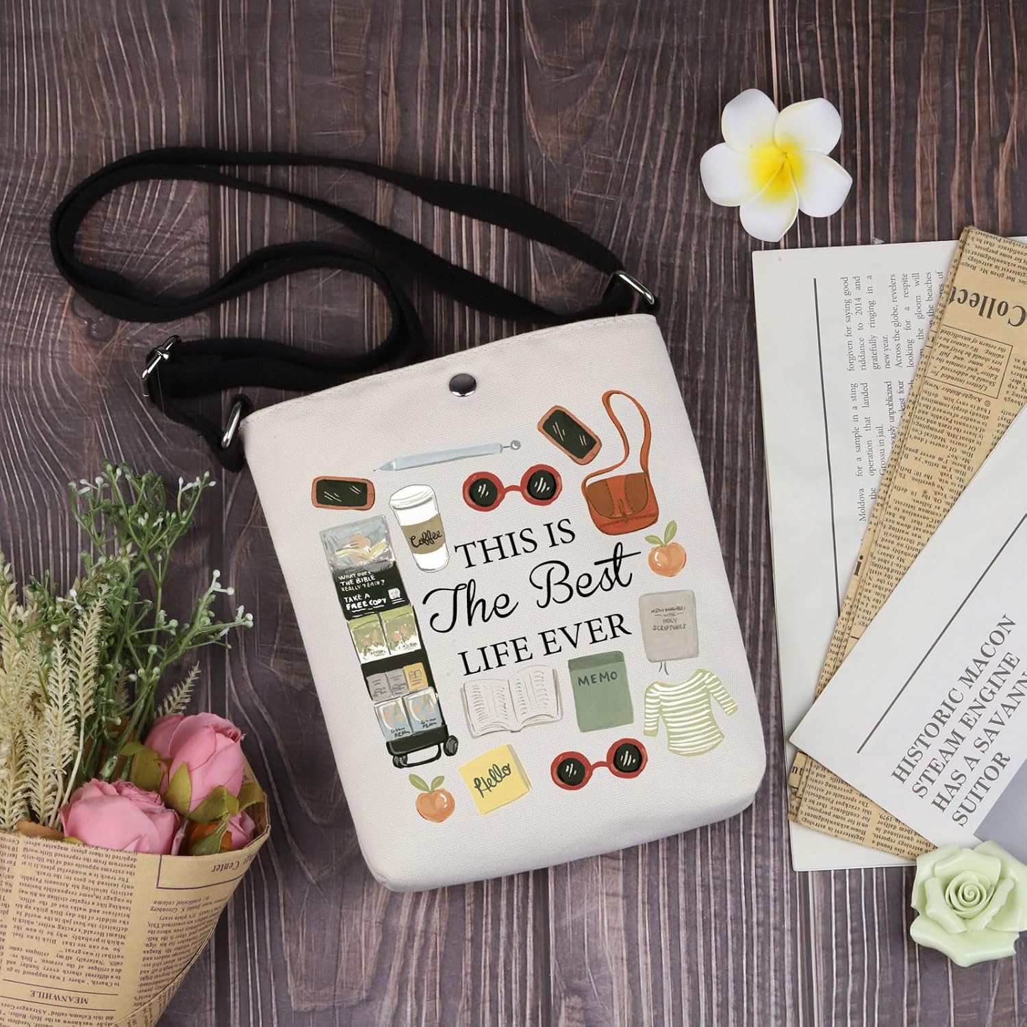 Best Life Ever Crossbody Bag JW Gifts Pioneer Handbag Gift Pioneer Gift Pioneer Crossbody Bady Gift image 3