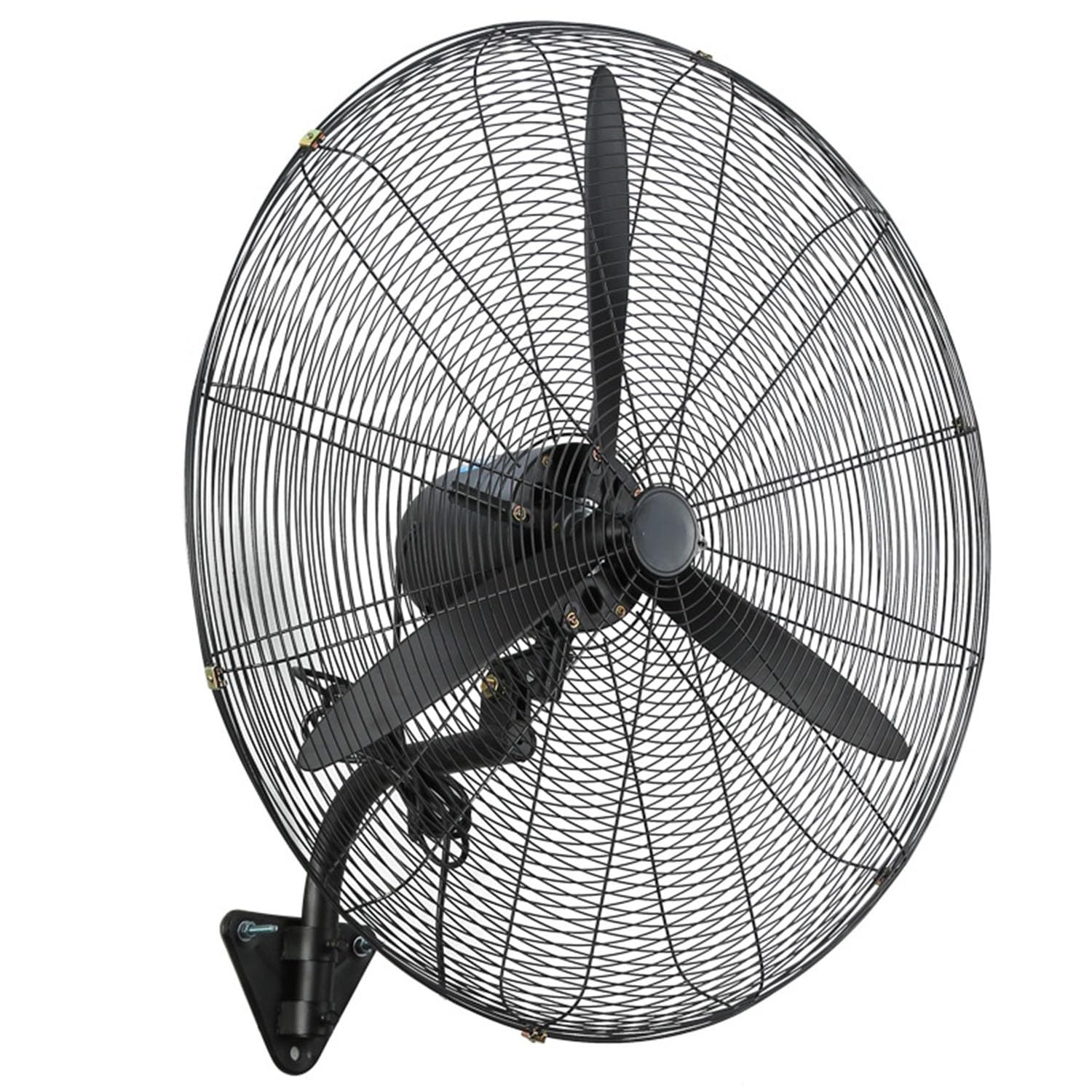 asdchZen Wall Mount Oscillating Fan, 120°Swing, Strong Wind, Low Noise For Bedroom Home Kitchen Workshop Warehouse, 27 Inch,780mm/31inch
