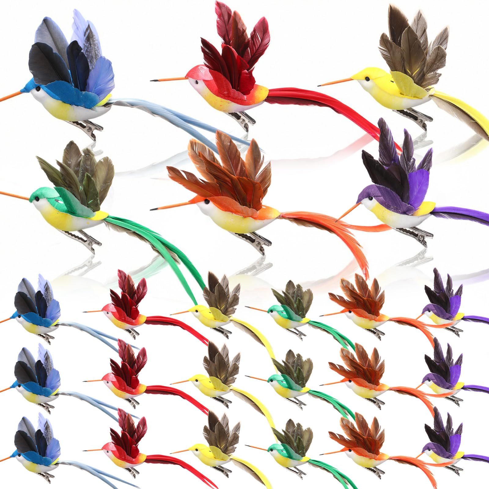 Amazon.com: Colingmill 24 Pieces Artificial Hummingbirds 3.9 Inch