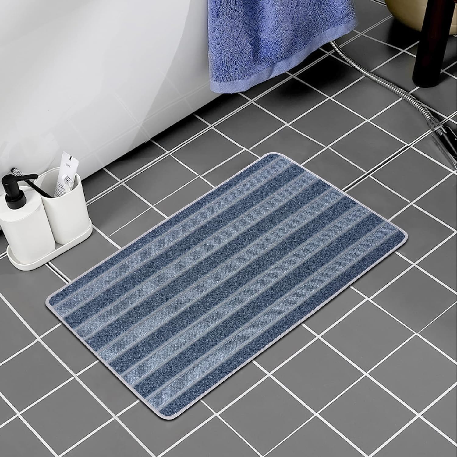 WIRIST Super Absorbent Bath Mats for Bathroom Non Slip
