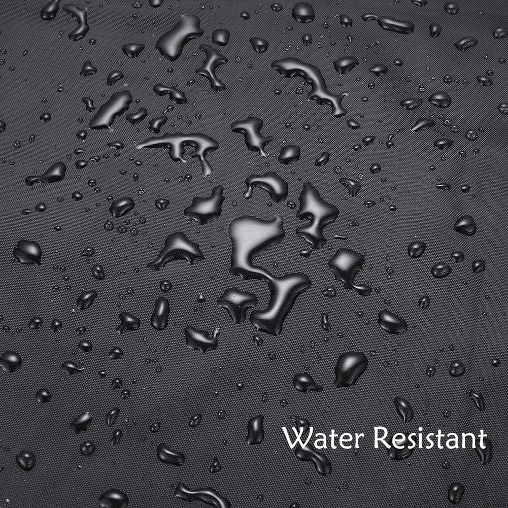Schutz für Tretboot Persenning Plane Abdeckung, Wasserdicht und UV-beständig Staubschutzschild Passend für 3 oder 5 Personen Tretboot, 286 * 200cm,Schwarz
