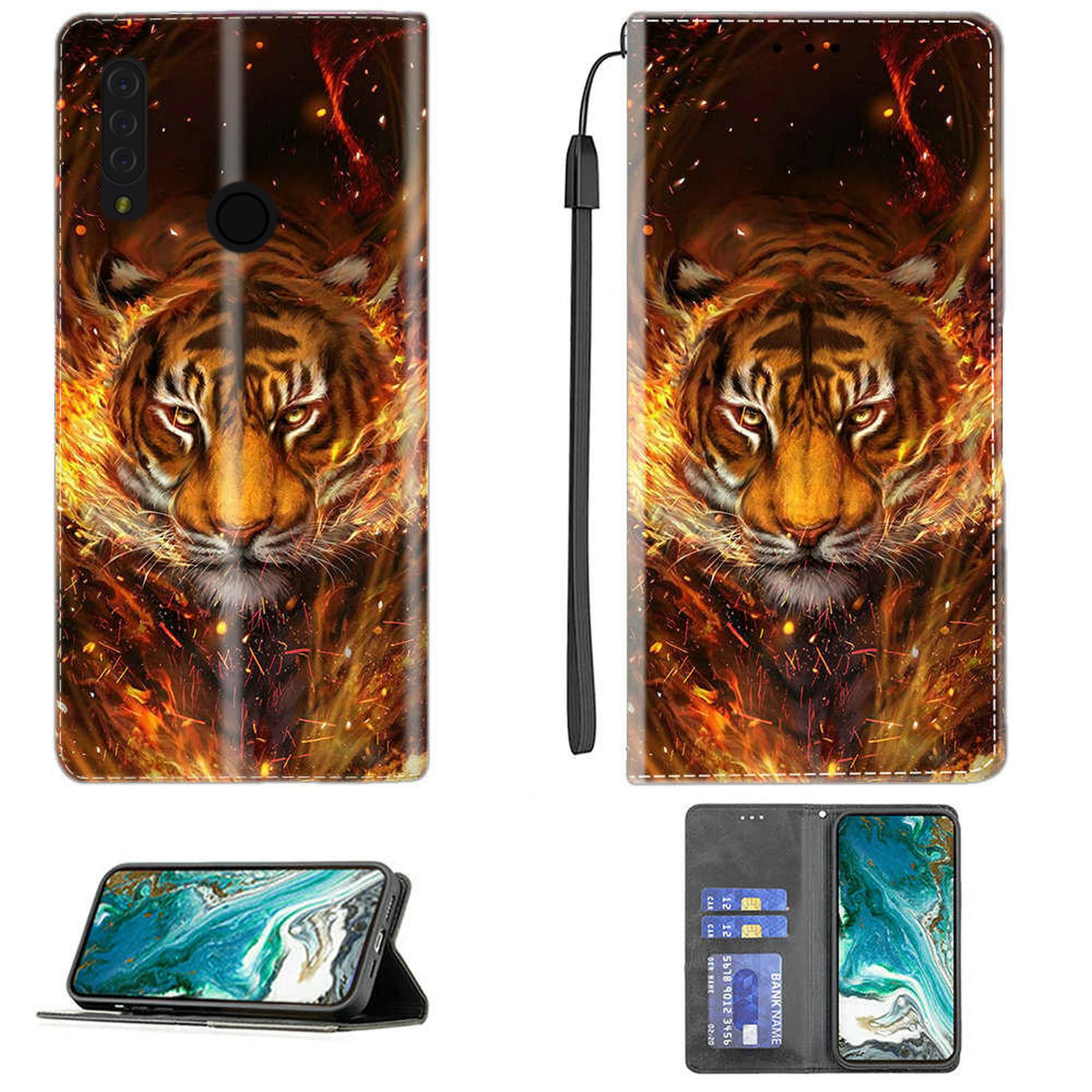 Aroepurt Case for BEAFON BEA-FON M6S Premium Case Compatible with BEAFON BEA-FON M6S Premium Phone Case Cover PU Leather Kickstand Magnetic Wallet Case CPT23