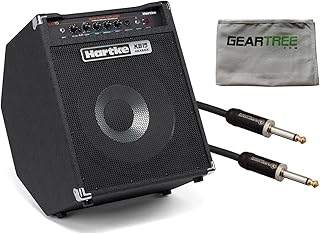 Hartke KB15 Kickback 15 500 Watt Bass Amp w/Geartree Cloth and Premium Cable