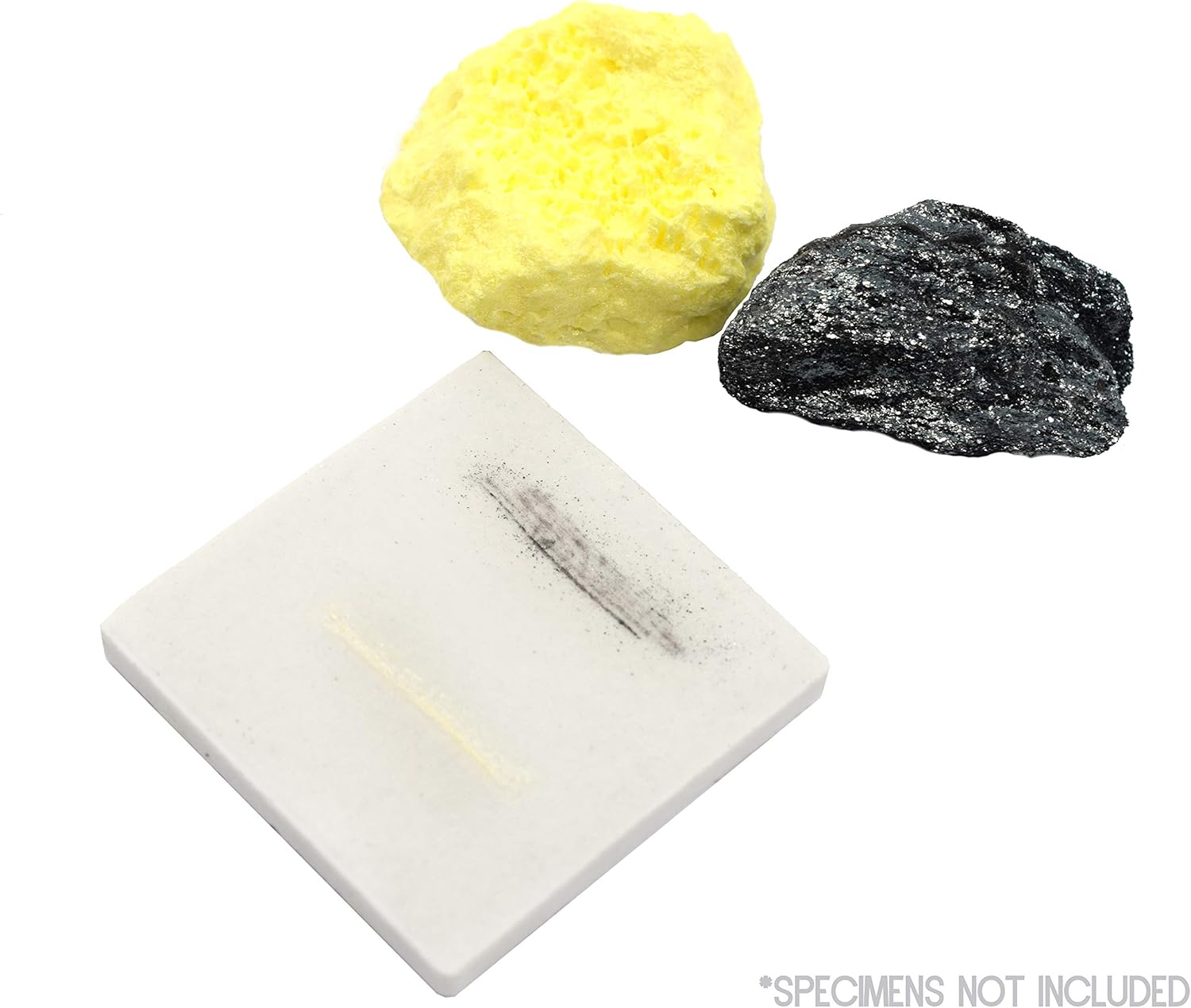 EISCO 12PK Streak Plates - for Testing Rocks & Specimens - Off-White Unglazed Porcelain - Great for Science Classrooms - Class Pack