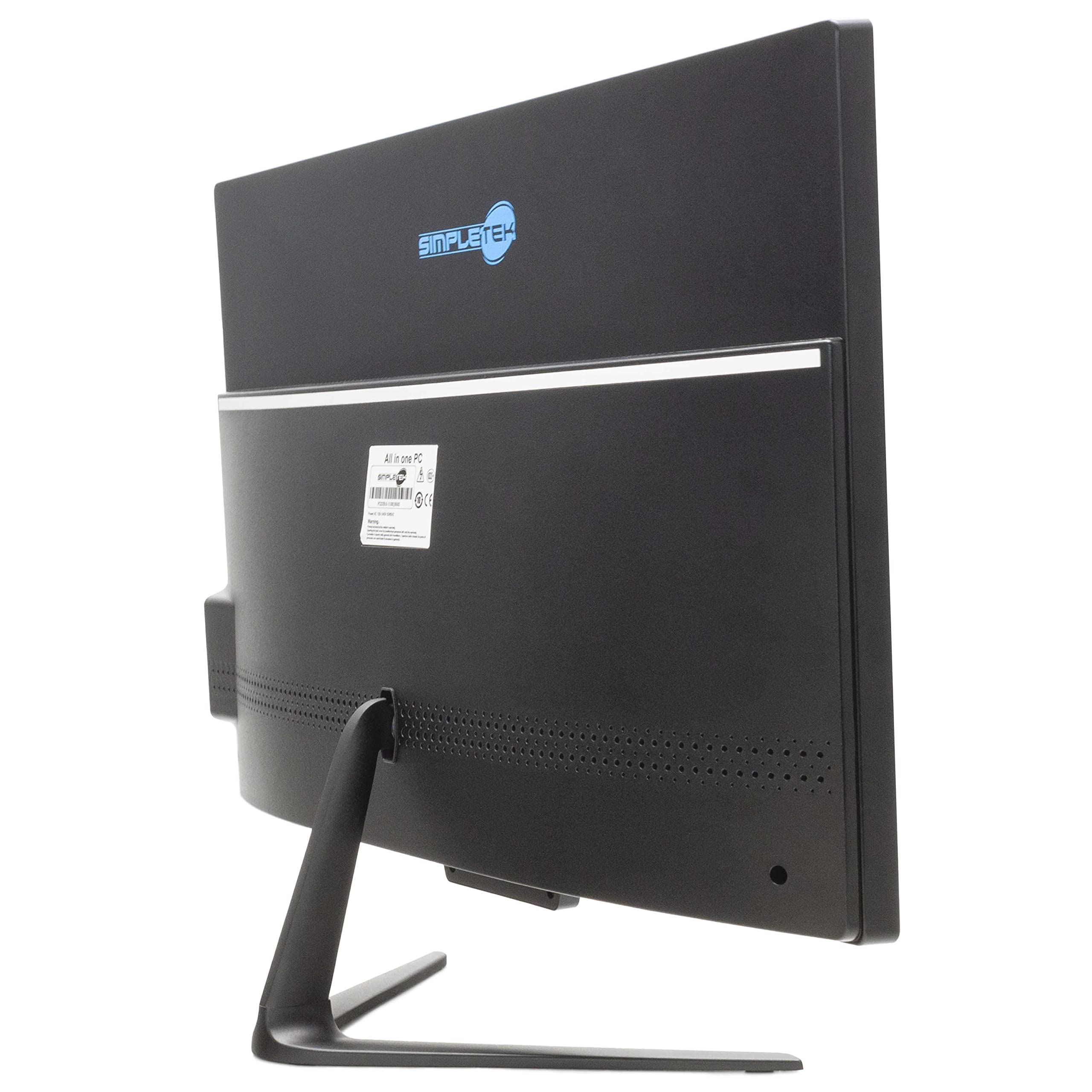 SIMPLETEK PC All in One Core i5 Fino 3.10GHz 8GB SSD 480GB | 22" Full HD Windows 10 Pro | Webcam integrata VGA HDMI WiFi5 Computer Aio Fisso Casa Lavoro