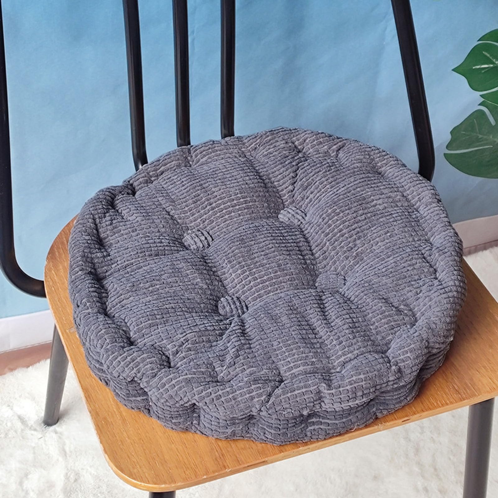 Armchair Booster Cushion Large Firm Round Seat Pad With Supportive Thick Lift Luxury Soft Touch Cushion For The Elderly,Post-Operative And Pregnancy(Size:40 * 40cm,Color:9)