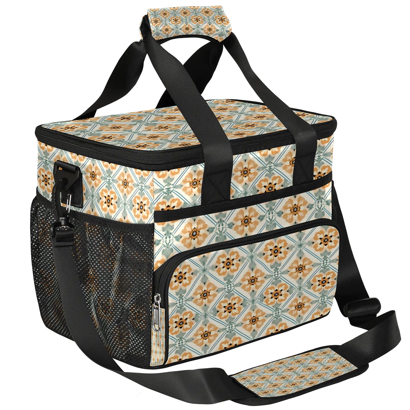 Lunch Box for Men Heavy Duty Insulated Lunch Bag for Women Ethnic Morocco Lunchbox for Adults Lunch Cooler
