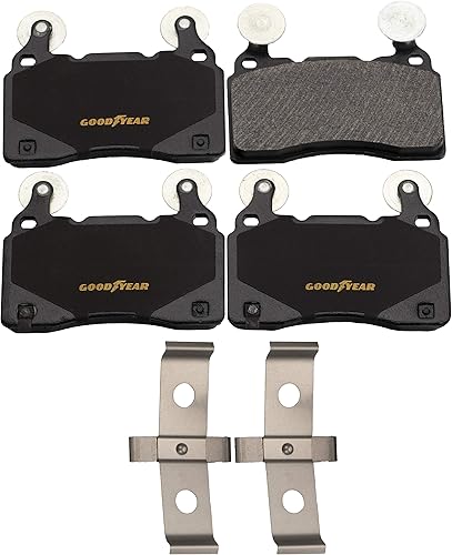 Miniatura 2 de Goodyear Frenos GYD1474 | Pastillas de freno delanteras de cerámica de carbono para Cadillac CT6 19-16, CTS 19-14; Chevrolet Camaro 21-10, Corvette