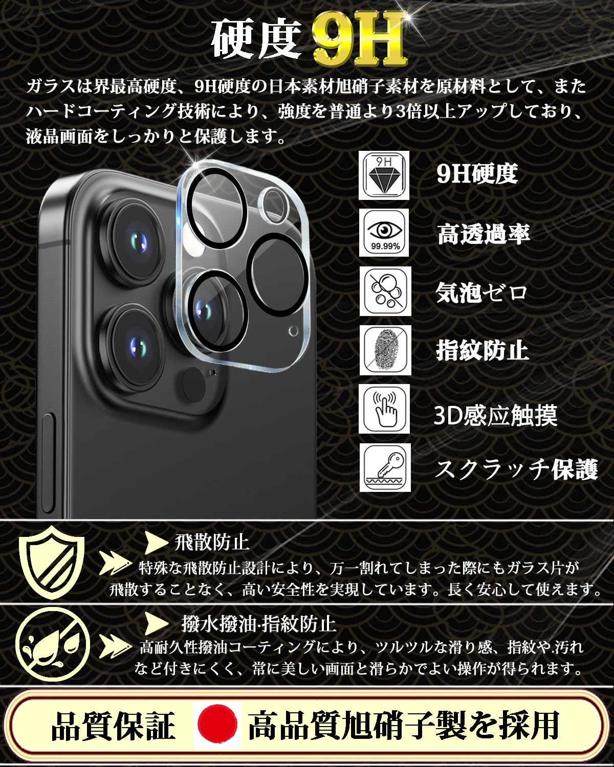 Amazon | 対応 iPhone 12 Pro カメラフィルム iPhone 12Pro カメラ