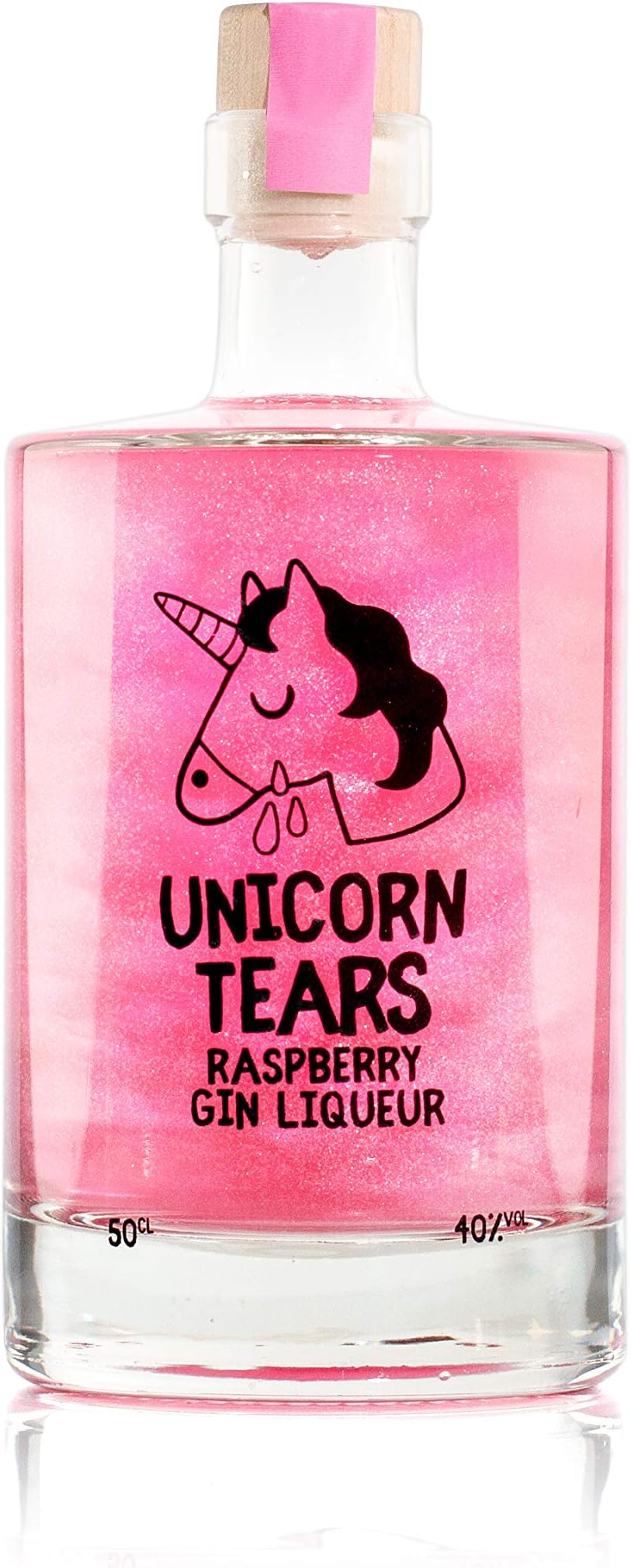 Firebox Unicorn Tears Raspberry Gin - A Pink Gin with a Twist - Part of the Mythical Tears Spirits Range by Firebox - We Make Mythical Creatures Cry