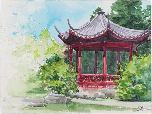 Miniatura 3 de Marie's Pintura de acuarela  Color concentrado, pigmentos puros, alta resistencia a la luz, pintura artesanal para artistas, juego de 9 (0.3fl oz0.3