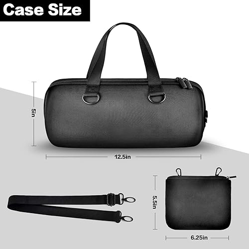 Miniatura 5 de Funda rígida para altavoz Bluetooth inalámbrico portátil JBL Xtreme 3Extreme 2, soporte de almacenamiento de viaje con bolsillo con cremallera, apto