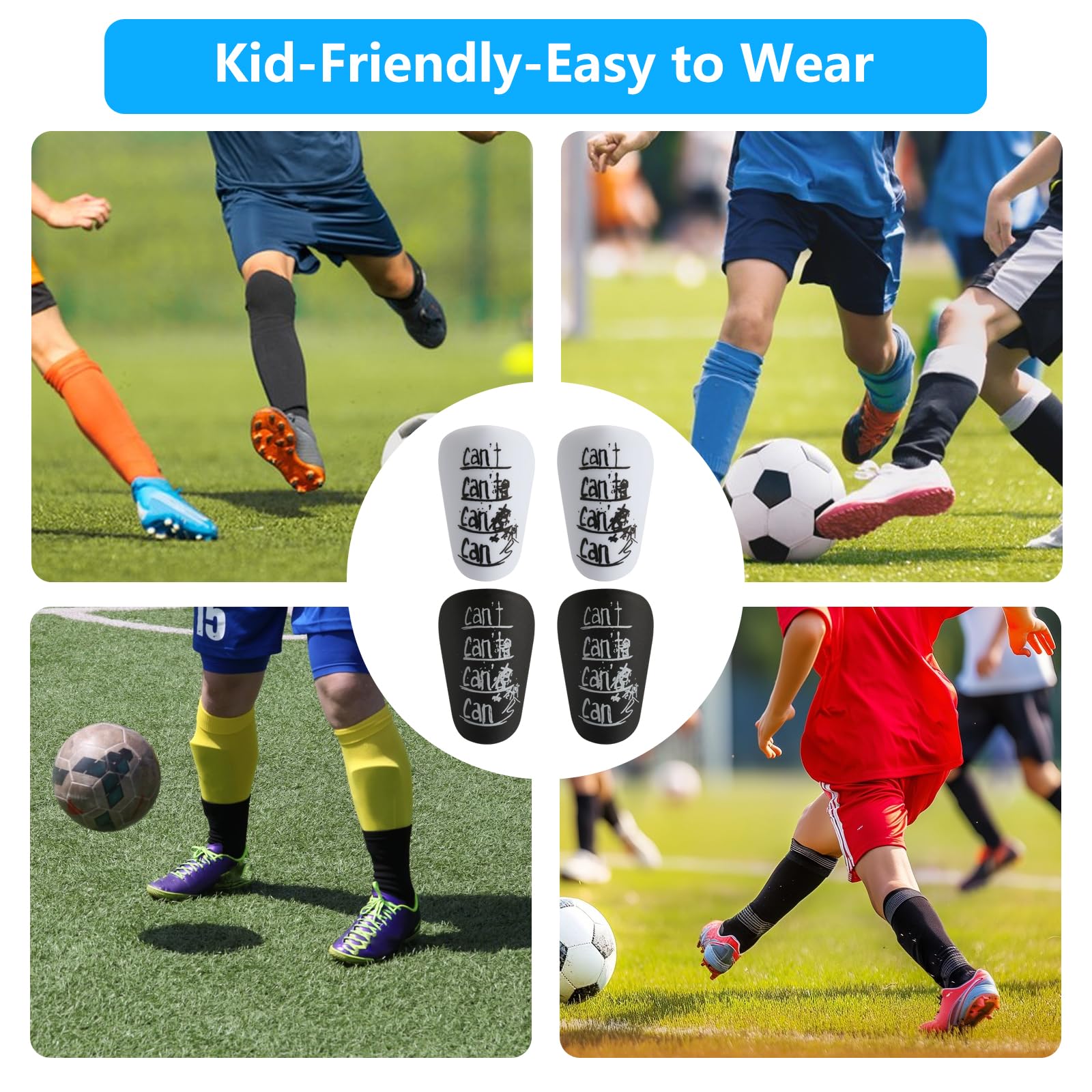 Accessoire Football Entraînement Lot De 4 Mini Protège-Tibias Football Avec Brassards - 10x6cm, Protection Ados/Adultes Protège Tibias Adolescents Accessoire Football Entraînement Lot De 4 Mini Protège-Tibias Football Avec Brassards - 10x6cm, Protection Ados/Adultes Protège Tibias Adolescents