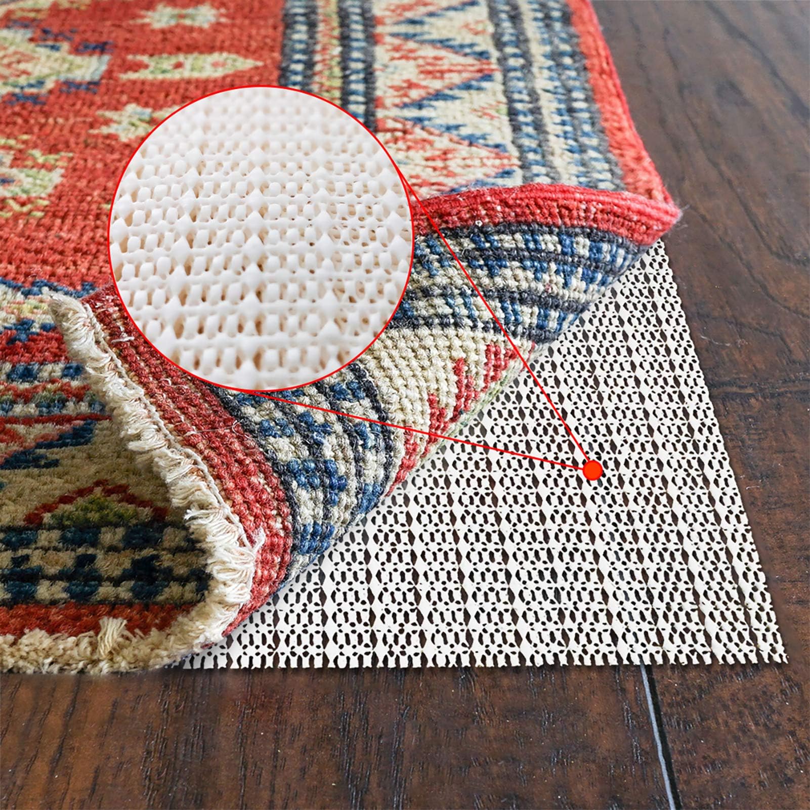 SHAREWIN 9x12 Non-Slip Area Rug Pad Gripper for Any Hard Surface Floors Keep Your Rugs Safe and in Place