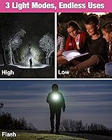 Vista 5 de Everbrite linterna mini, linterna LED con 3 modos, incluye 3 pilas AAA, linterna pequeña resistente al agua para emergencias y campamento, rosa