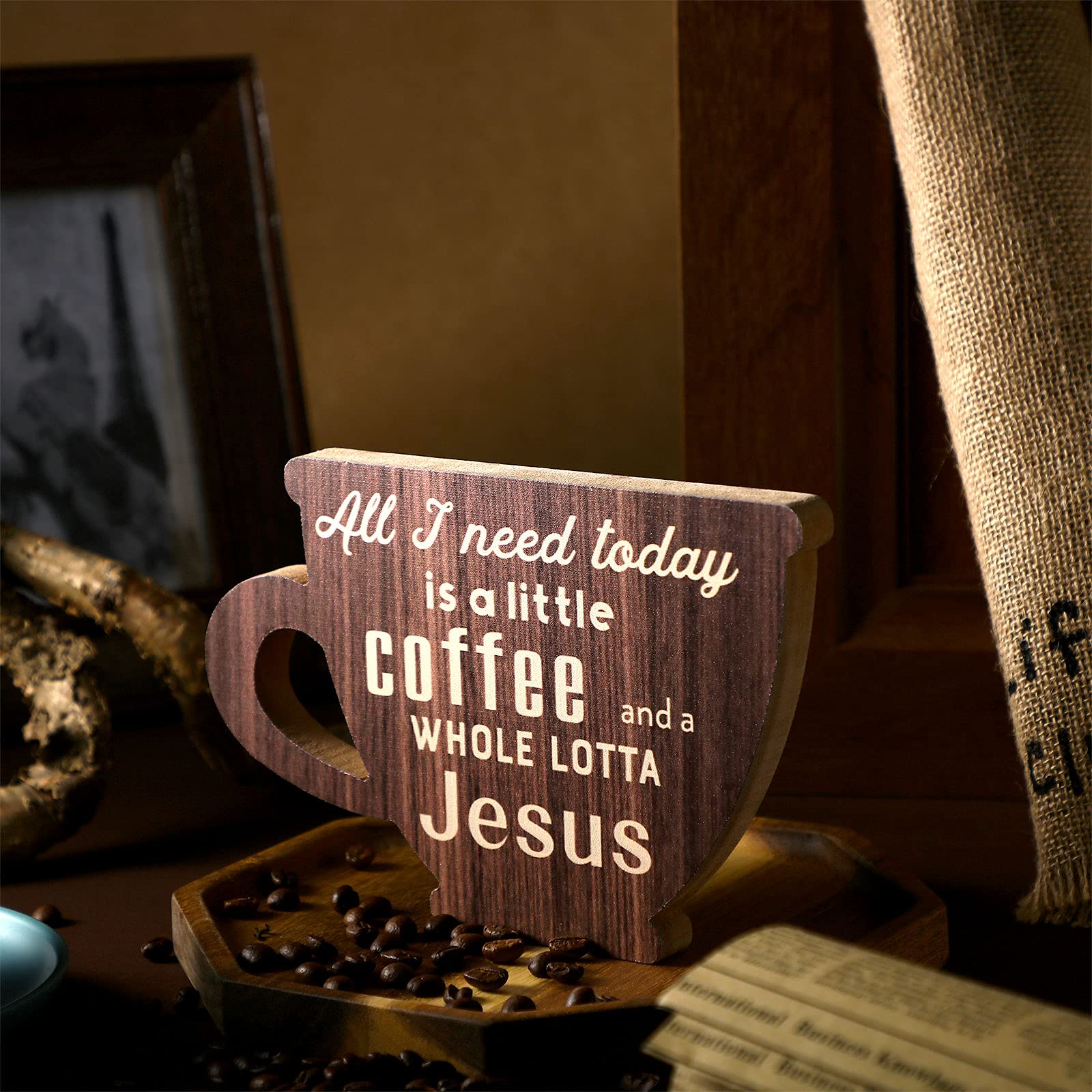 Coffee And Jesus Decor All I Need Today Is Coffee & Jesus 13 thumbnail image