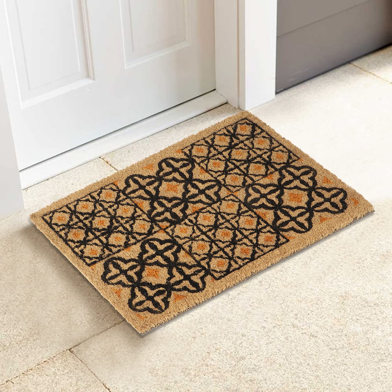 HOKIPO Coconut Coir Doormat - Natural & Durable -16 HOKIPO Coconut Coir Doormat - Natural & Durable -16