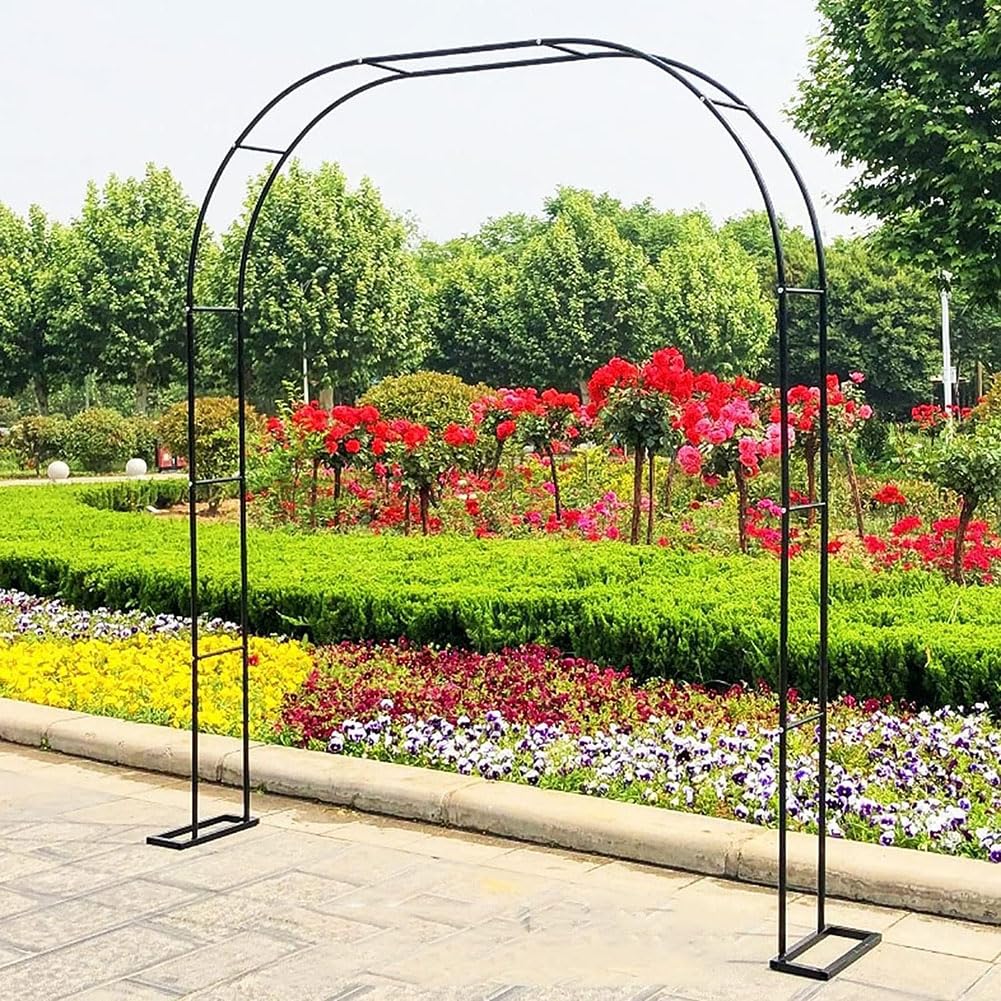 Arche de jardin en métal robuste contre l'affaissement des plantes