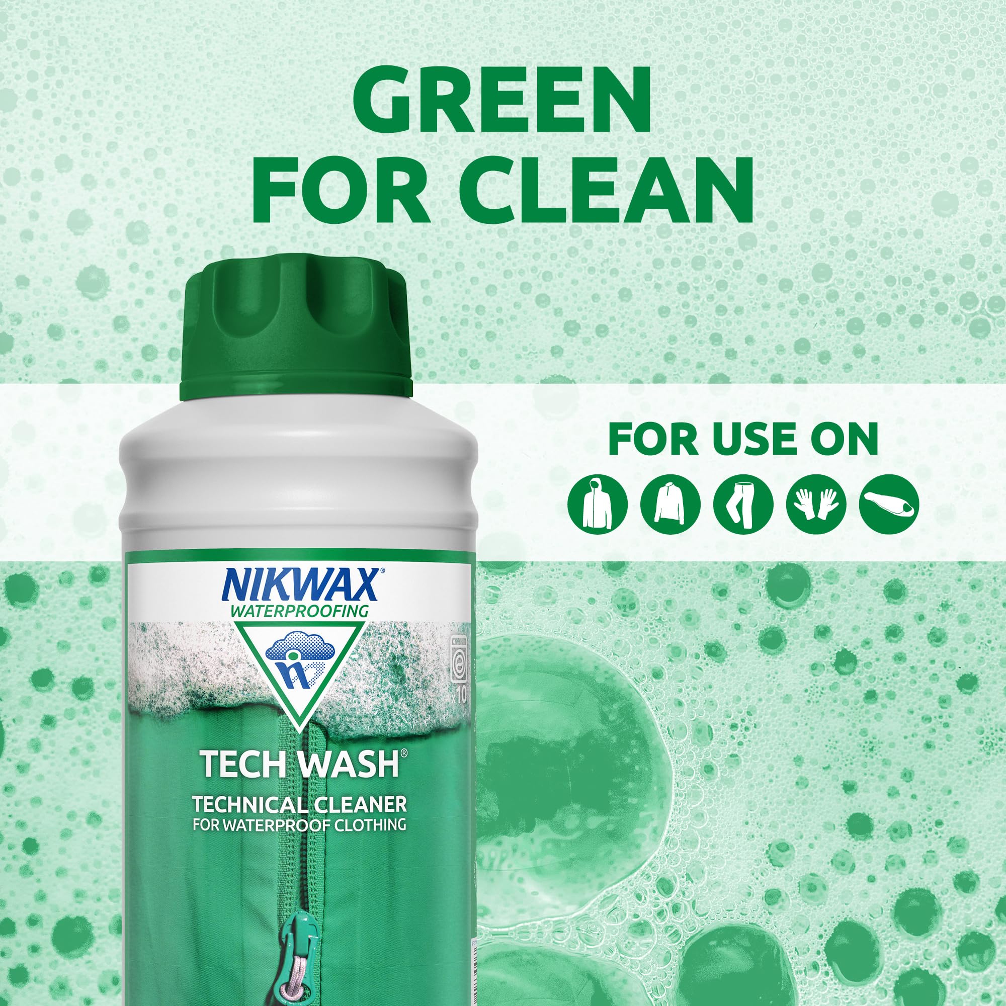 Nikwax, Detersivo Tech Wash, Adatto ad Abbigliamento Waterproof