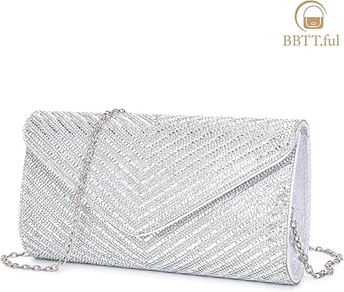 Miniatura 2 de Bolsos de noche para mujer, sobre de embrague, bolsos cruzados para mujer, bolsa de boda con diamantes de imitación, bolsa de hombro para mujer