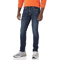 Amazon Essentials Jeans elasticizzati a vita alta vestibilità attillata Uomo