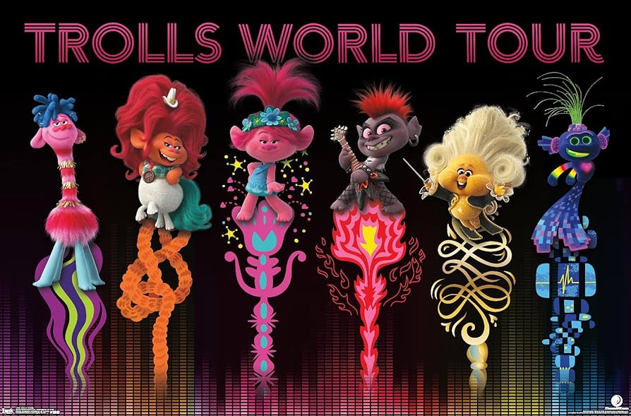 Amazon.com: Trends International Trolls: World Tour - Group