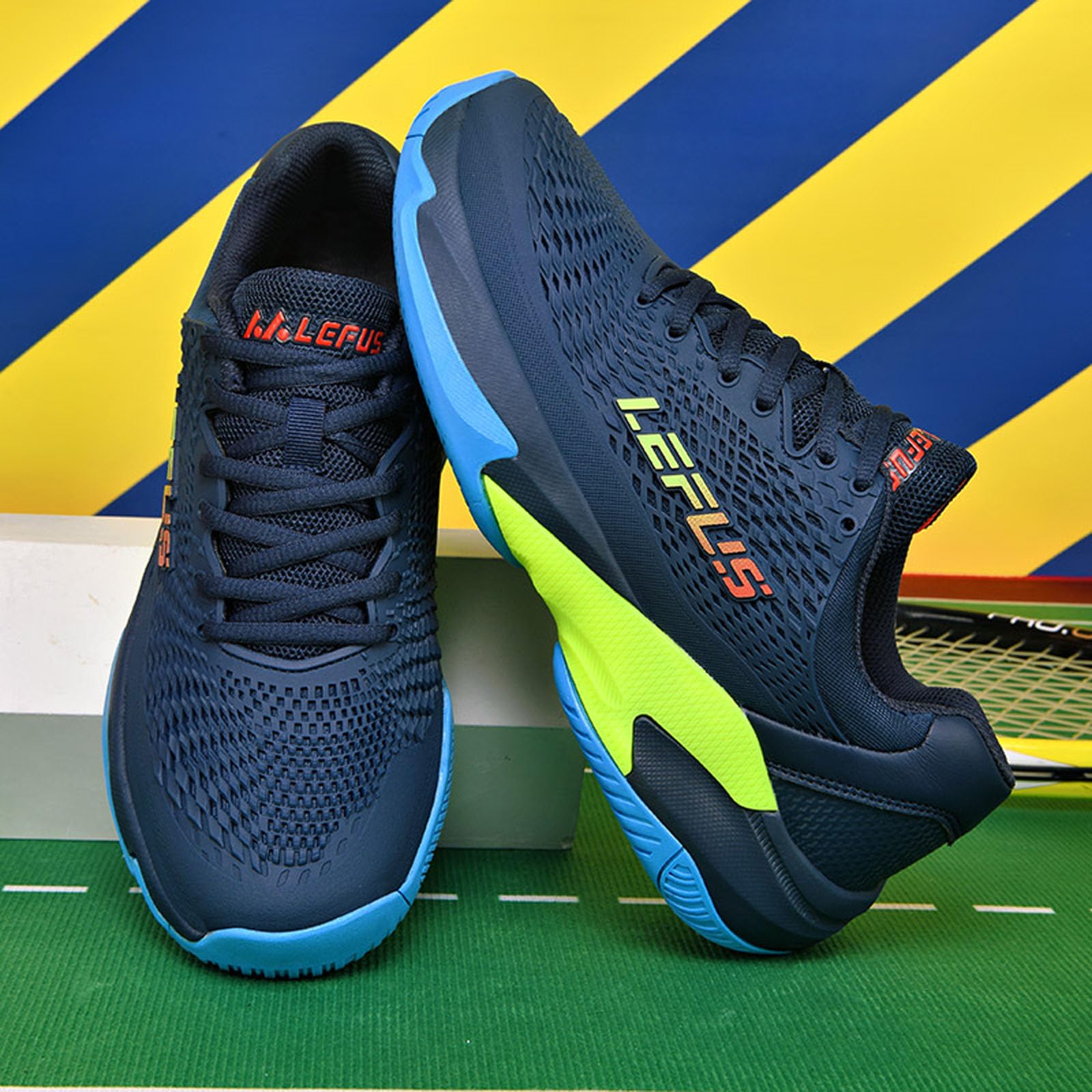 BLBK Zapatillas de Tenis para Hombre, Zapatillas de bádminton,Zapatillas de Squash