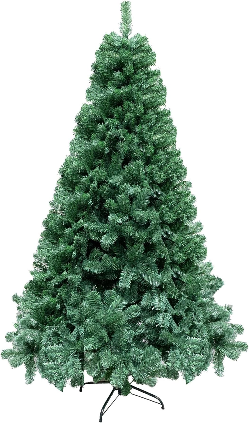 "Shatchi 4FT / 1.2M Alaskan Pine Green Artificial Christmas Tree Bushy, 230 Tips Xmas Home Decorations, PVC, 120CM / 4FT Green"