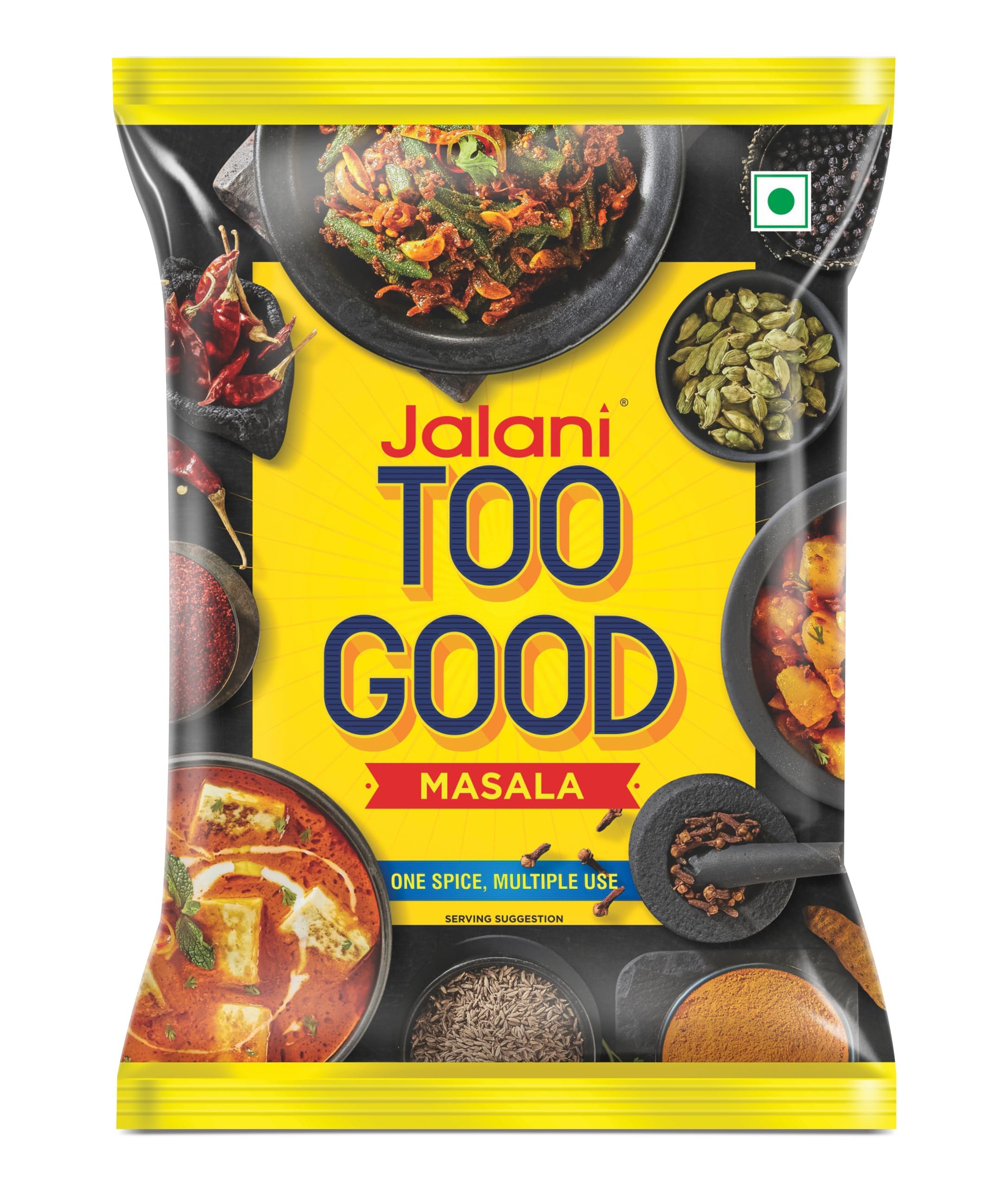 Jalani Too Good Masala | One Spice, Multiple Use | Use with Noodles, Red Pasta, Fried Rice, Poha, Tandoori Foods, Chinese cuisine Etc. | A++ Grade, 100g Pouch (100g x 2 Pcs (200g)) (B0D14L89YV) Amazon Price History, Amazon Price Tracker
