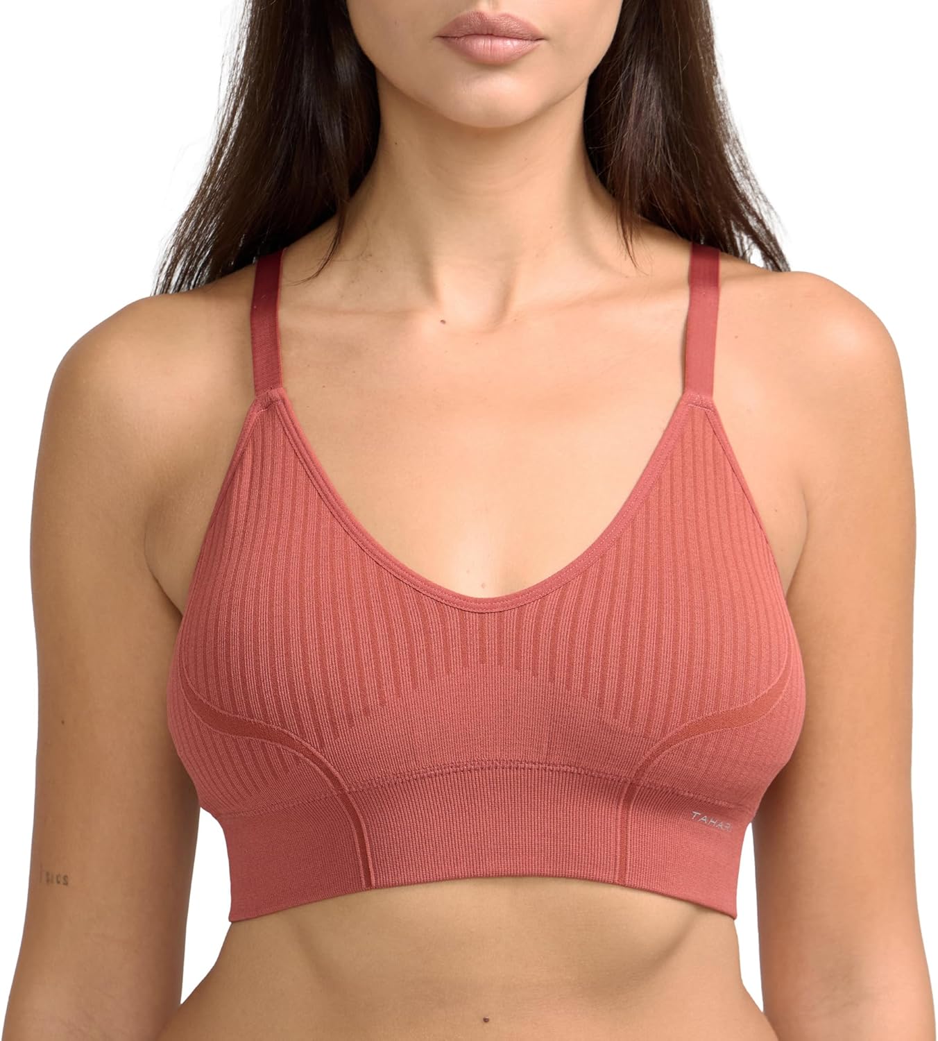 Tahari Womens 3-Pack V-Neck Seamless Comfort Bra - Image 2