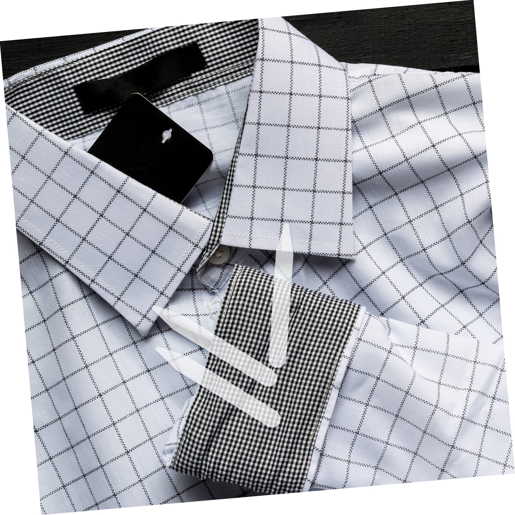 TOVINANNA 2sets Shirt Collar Support for Men Collar Stays for Dress and Casual Shirts 300pcs*2