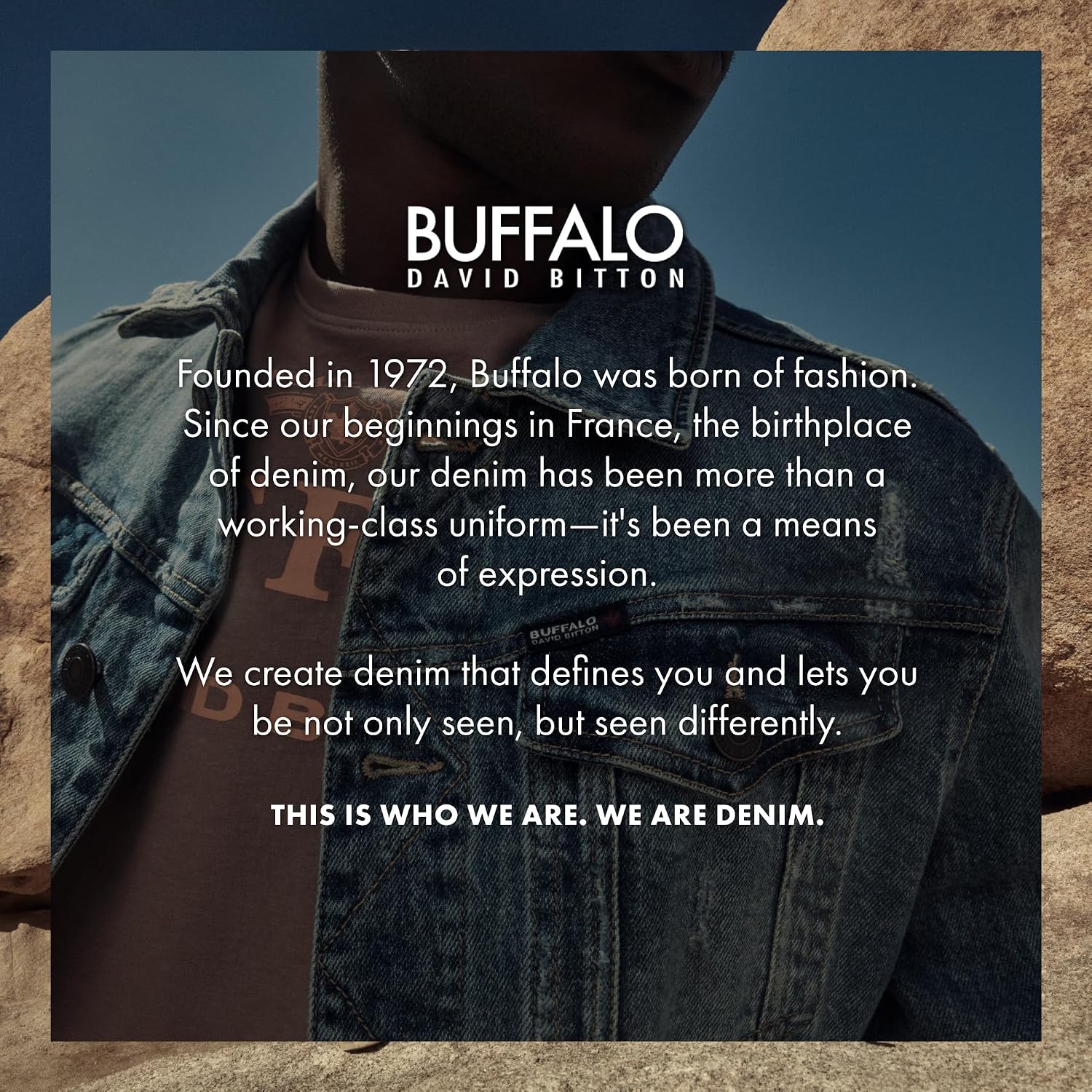 Buffalo David Bitton Men's Relaxed Straight Dean Denim Shorts